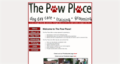 Desktop Screenshot of pawplacedogs.com