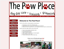 Tablet Screenshot of pawplacedogs.com